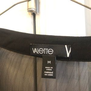 Valette sheer black shirt